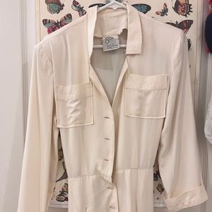 Pure Silk white dress